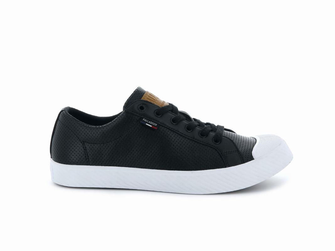 Palladium Pallaphoenix Og Leder Damen Niedrige Sneaker Schwarz ||837962-UAH||